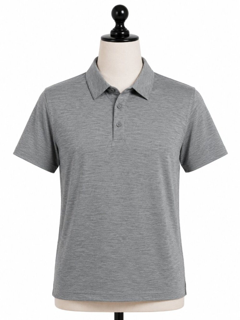 Birdie Bound Performance Golf Polo Shirt Heather Gray Size 3XL